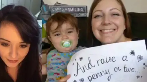 May Babies 2016 Group Marisha and one of her supporters