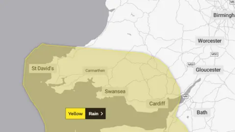 Met Office Weather warning Thursday to Saturday