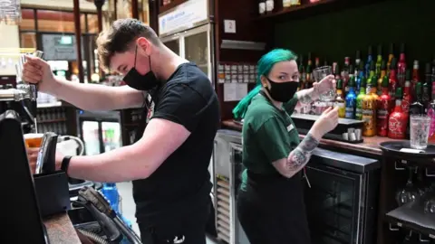 Getty Images bar staff