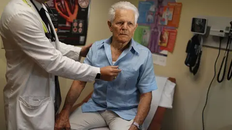 Getty Images Patient in a US hospital