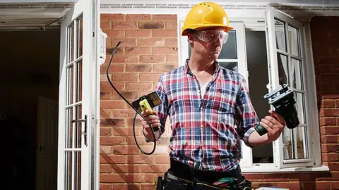 Getty Images Man wearing goggles