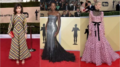 Getty Images Sally Hawkins, Lupita Nyong'o and Kate Hudson