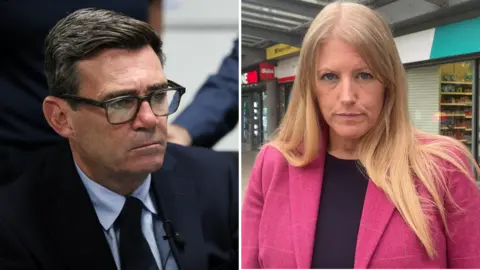 Andy Burnham and Donna Jones