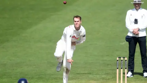 Glamorgan's Ben Kellaway recorded career-best performances with bat and ball on the same day