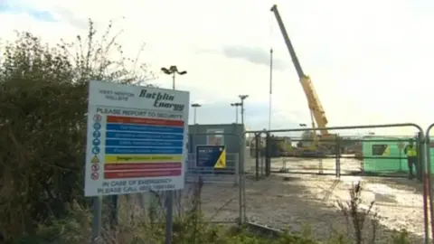 BBC West Newton drilling site