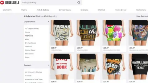 Redbubble Redbubble website