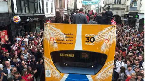 BBC A photo of the parade