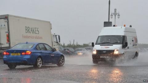 Flooding In Kent And Sussex After Torrential Downpours - BBC News