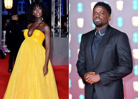 PA Media Daniel Kaluuya and Jodie Turner-Smith