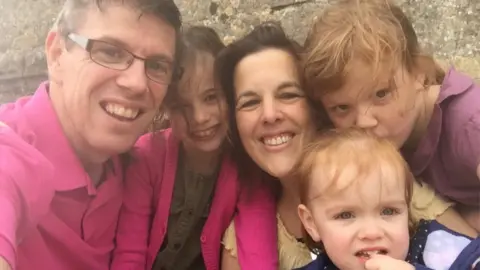 Elisa-Marie Henley Jason and Elisa-Marie Henley with their three daughters