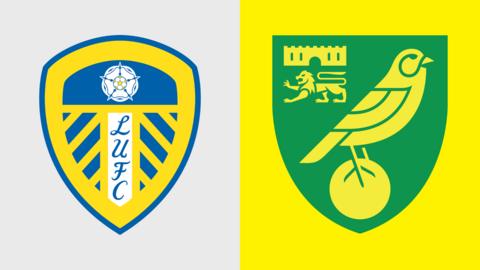 Leeds v Norwich graphic