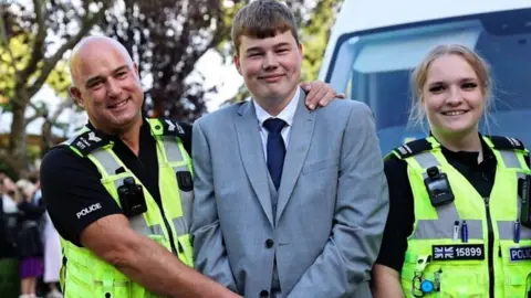 William worked with officers from a local policing team to set up the staged arrival