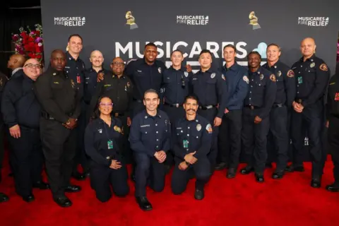 Getty Images LA Firefighers