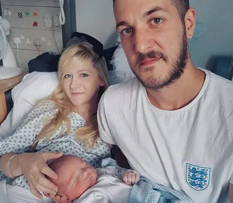 PA Connie Yates, Chris Gard and Charlie Gard