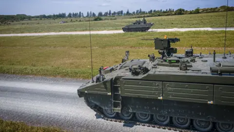 Crown Copyright Tanks on the move