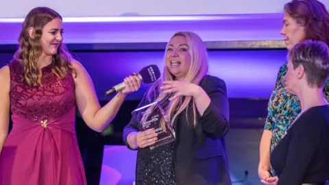 BBC/Alistair Beavis Stacy Bradley wins the Together award