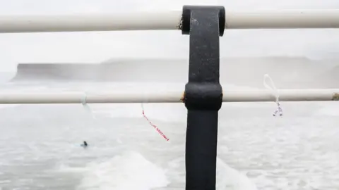 Redcar and Cleveland Council Three delicate white ribbons