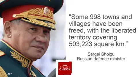 BBC Photo of Sergei Shoigu and quotes