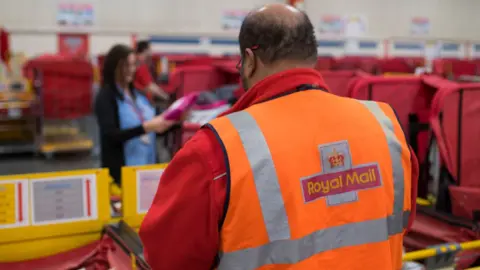 Getty Images Royal Mail worker