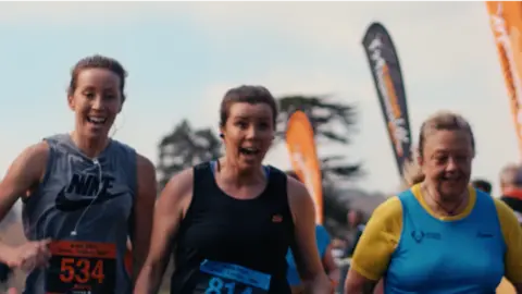 Tough Runner UK A still from a Tough Runner UK event in Exeter in April 2021