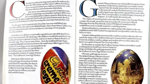 Bateman's of Stamford Conundrum egg and book