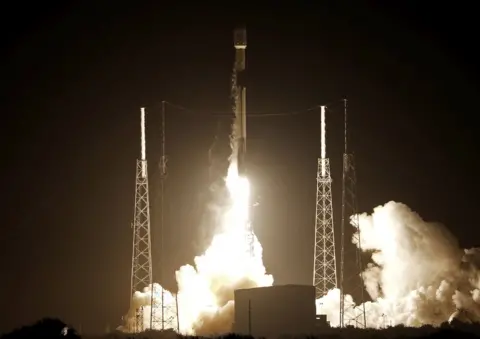 Reuters SpaceX launch of Beresheet lander