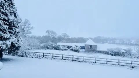 Joel Matton Snow in New Stoke St Michael in Somerset