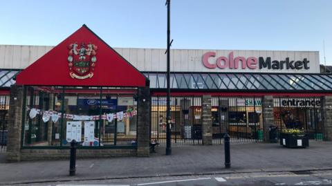 External view of Colne market