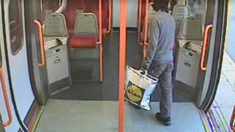 Met Police Hassan's bomb carried onto a train in a supermarket bag