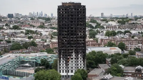 Getty Images Grenfell Tower high rise in west London