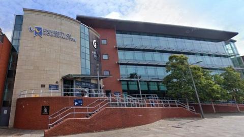 Exterior of a University of Wolverhampton building