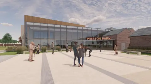 Stockton Council Computer generated picture of the site