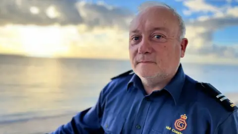 Stuart Woodward / BBC Del Christie from HM Coastguard Southend