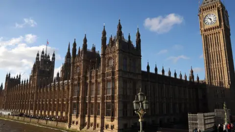 Houses of Parliament viewed from Westminster Bridge