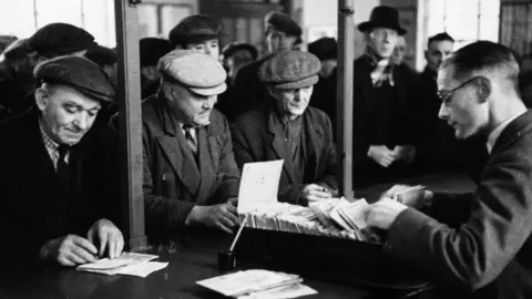 Getty Images Long gone - the old Labour Exchange