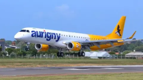 BBC Aurigny airplane