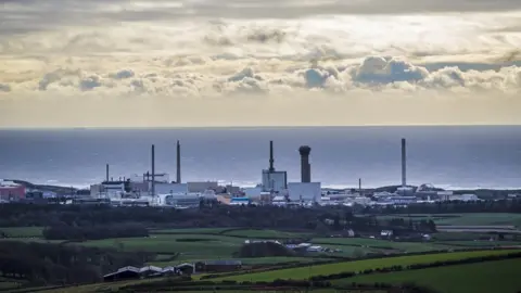 PA Media Wide view of Sellafield