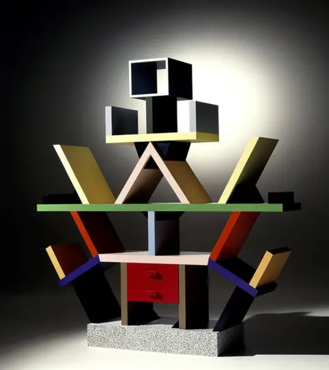 Memphis Srl Carlton by Ettore Sottsass, 1981 (room divider, in wood and plastic laminate)
