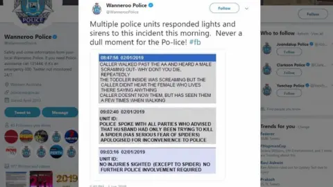 Twitter/Wanneroo Police Tweet