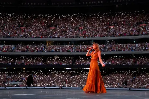 Getty Images Taylor Swift in concert
