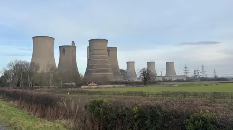 BBC The site of the now closed West Burton A power station