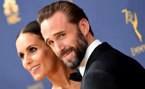 Getty Images Joseph Fiennes and wife Maria Dolores Dieguez