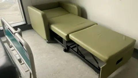 NHS A reclined chair