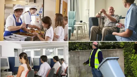 Getty Images Council workers