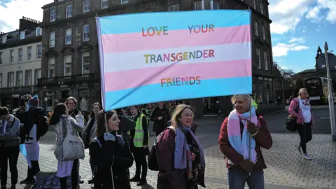 Getty Images Trans Pride march