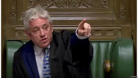 PA Media John Bercow