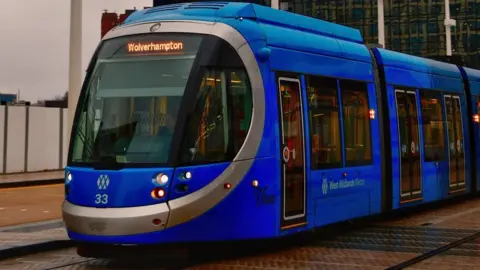 BBC Tram in Birmingham