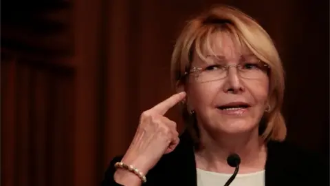 Reuters Venezuela's chief prosecutor Luisa Ortega Diaz gestures as she speaks during a news conference in Caracas, Venezuela, 31 July 2017.