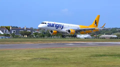 BBC aurigny plane