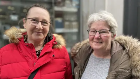 Christine Kelly (left) and Heather Ray